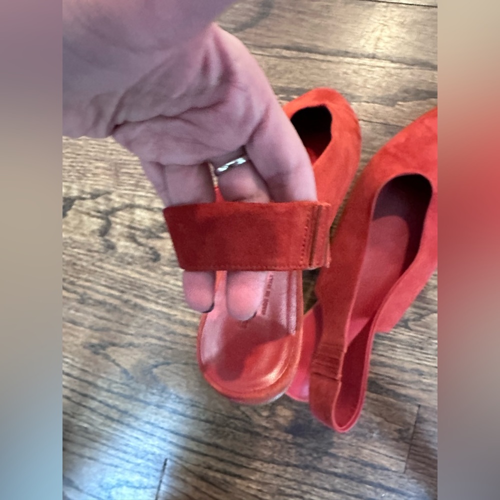 Everlane Coral The V Slingback Pointed Toe Flats size 9.5 - Picture 4 of 8